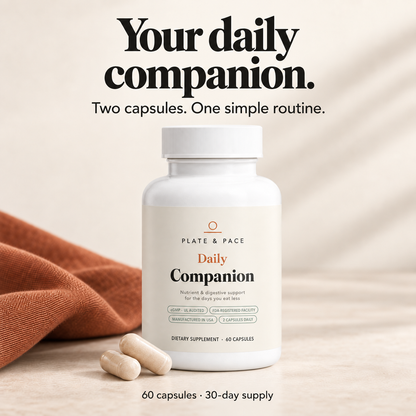 Your daily companion. Two capsules. One simple routine.